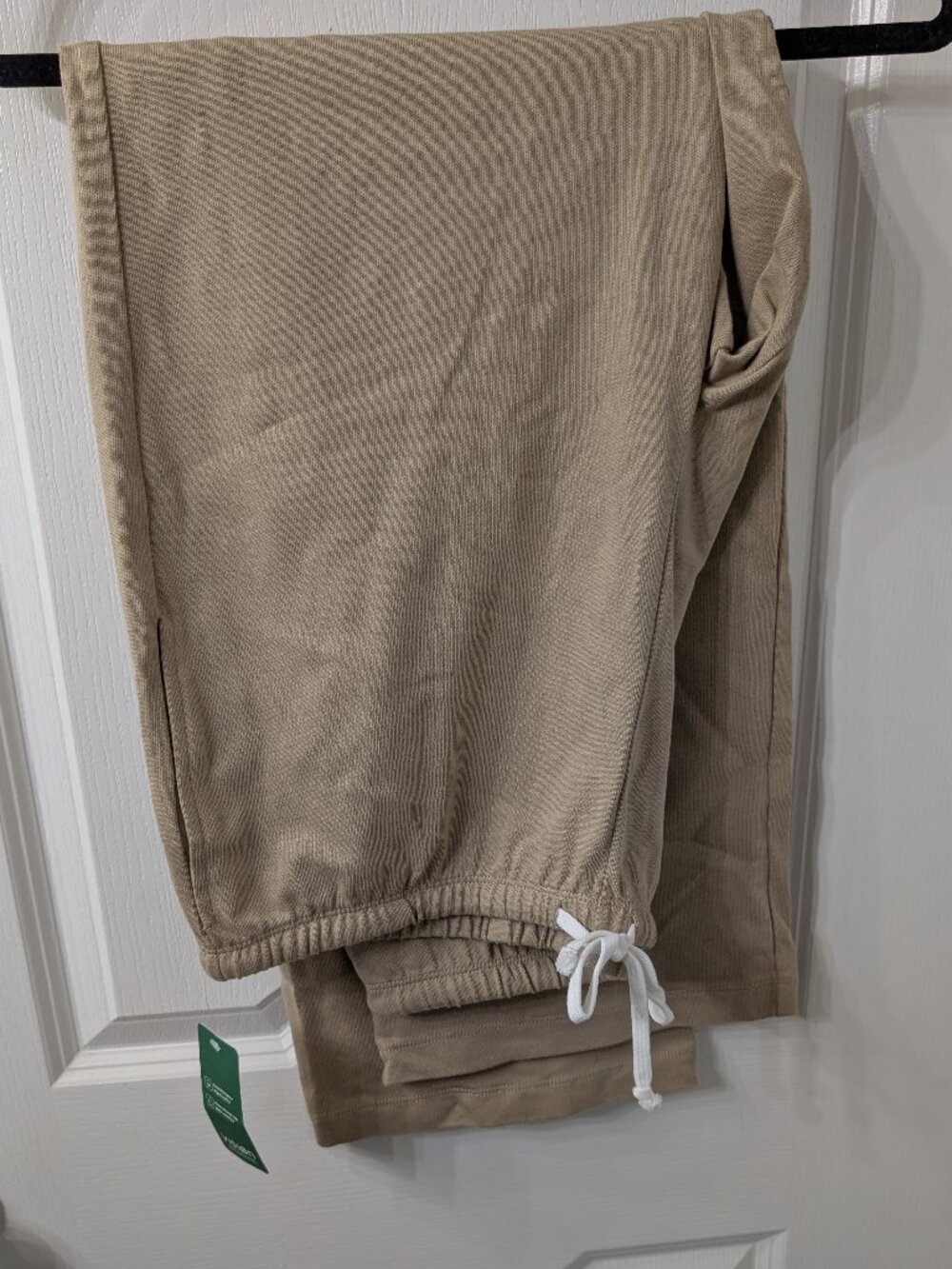 Simon's XL dark beige organic cotton sweatpant